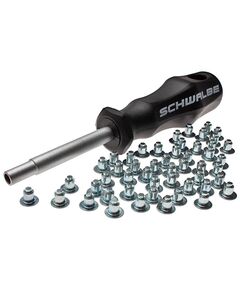 Стальные шипы + инструмент для их установки SPIKES 50 шт. SCHWALBE 05-5512.01