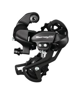 Переключатель задний Shimano RD-TX800 7/8 скоростей, SGS длинная лапка (чёрный)