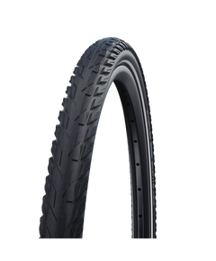 Велосипедная покрышка Schwalbe SILENTO 28x1.60 (42-622), K-Guard (чёрный, светоотражающая полоса), Ширина: 1.60" (42 мм)