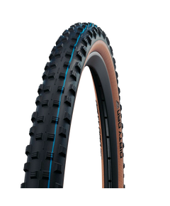 Велосипедная покрышка Schwalbe DIRTY DAN 29x2.0 (50-622), Super Race, Addix Speedgrip (чёрный, коричневая боковина)