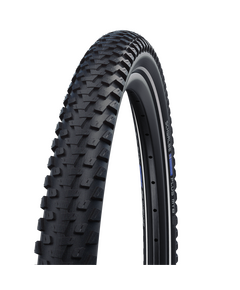 Велосипедная покрышка Schwalbe MARATHON PLUS MTB 26x2.10 (54-559), SmartGuard (чёрный, светоотражающая полоса), Цвет: черный, Ширина: 2.10" (54 мм)