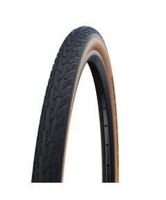 Велосипедная покрышка Schwalbe ROAD CRUISER 700x35C (37-622), K-Guard (чёрный с коричневой боковиной)