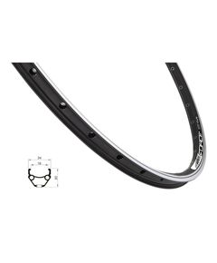 Обод Force PRIME 28" 702334 32 отв. (чёрный)