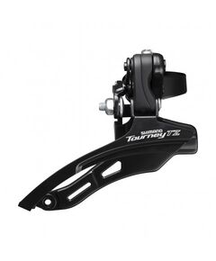 Переключатель передний Shimano Tourney FD-TZ500 3x7(8) верхняя тяга (хомут 31.8) 42T