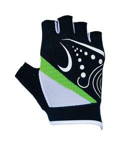 Перчатки JAFFSON SCG 47-0118 (чёрный/белый/зелёный), Цвет: зелёный, Размер: XL