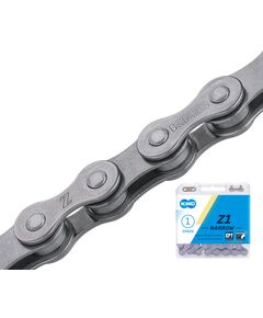 Цепь велосипедная KMC Z1-N EPT 1/2"X3/32"X112L 1 скорость (в боксе)