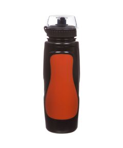 Велофляга STG DC-BT-55 600мл с защитной крышкой (черная/красная), Цвет: красный, Объём: 600