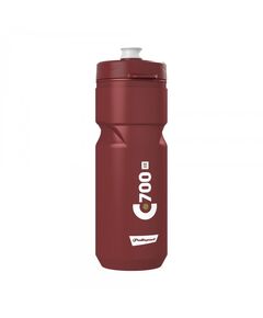 Велофляга Polisport C700 (bordeaux and white, бордовая), Цвет: бордовый, Объём: 700