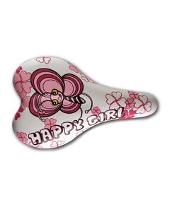 Седло DDK 1217A Happy girl (белый/розовый), Цвет: белый