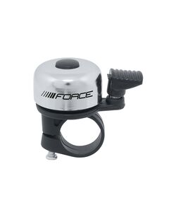 Звонок для велосипеда Force MINI 23057 22,2 мм (серебристый), Цвет: серый