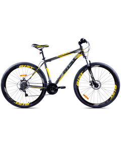 Велосипед AIST Quest Disc 29" (черно-желтый), Цвет: графитовый, Размер рамы: 17,5"