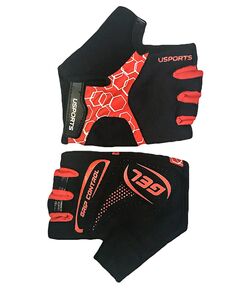 Перчатки FUZZ SPORT RACE GEL (черно-красные), Цвет: красный, Размер: XL