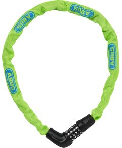 Цепной кодовый велозамок ABUS Steel-O-Chain 5805C/75 см 05-0072496 (лаймовый), Цвет: салатовый