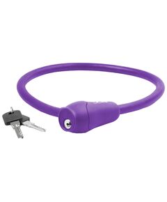 Замок на ключ M-Wave 5-231049 12/600мм (фиолетовый), Цвет: фиолетовый
