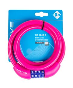 Замок кодовый M-Wave 5-231068 12/1000мм (розовый), Цвет: розовый