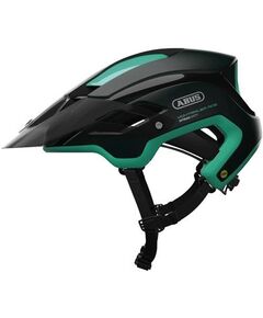Шлем MTB ABUS Montrailer ACE MIPS (smaragd green, зелено-черный), Цвет: зелёный, Размер: 54-58