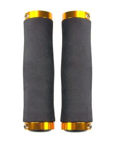 Грипсы HW 145210 L-135 (чёрный/золотистый), Цвет: жёлтый