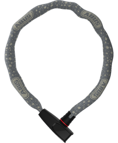 Цепной велозамок на ключ ABUS 6806K/85см 05-0090285 (grey star, серый), Цвет: серый