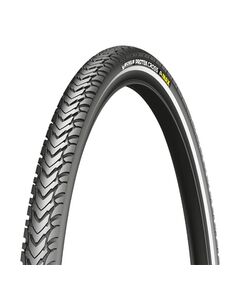 Покрышка 700x32C (32-622) Michelin PROTEK CROSS MAX (чёрный, светоотражающая полоса), Цвет: черный, Ширина: 1.25" (32 мм)