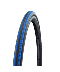 Покрышка Schwalbe RightRun 24x1.00 (25-540), K-Guard, B/GRS/B-SK, HS387, 2Grip, NMC, 50EPI (черно-синяя), Цвет: синий, Ширина: 1.00" (25 мм)