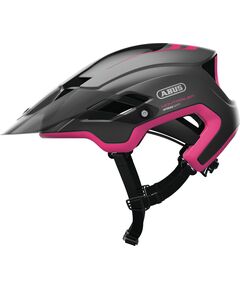 Шлем MTB ABUS Montrailer (fuchsia pink, черно-розовый), Цвет: розовый, Размер: 55-58