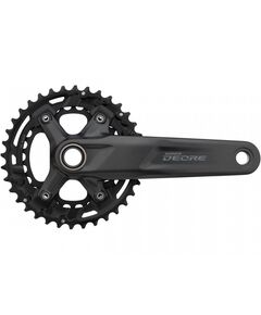 Система шатунов Shimano FC-M4100 175 мм 36-22 (чёрный)