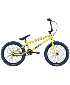 Велосипед Stark'25 Madness BMX 1 (лимонный/черный/лазурный)