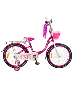 Детский двухколёсный велосипед Favorit BUTTERFLY 18" (фиолетовый), Цвет: фиолетовый
