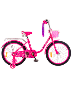 Детский двухколёсный велосипед Favorit LADY 18" (розовый), Цвет: розовый