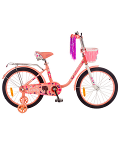 Детский двухколёсный велосипед Favorit LADY 20" (коралловый), Цвет: красный