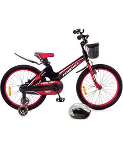 Детский двухколёсный велосипед Favorit PRESTIGE 20" (чёрный/красный), Цвет: красный