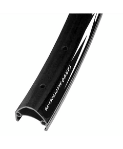 Обод велосипедный YKL-D17 26"*36H*14G, A/V (чёрный/CNC)