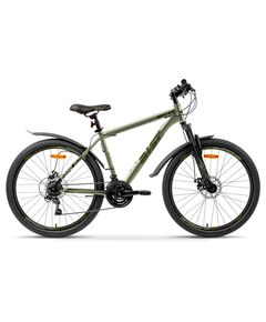 Велосипед AIST Quest Disc 26 (зелёный), Цвет: хаки, Размер рамы: 18"