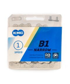 Цепь велосипедная KMC B1 NARROW RB, 1/2"X3/32"X112L (в боксе)