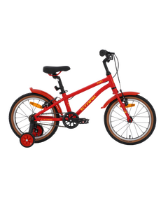 Детский велосипед Stark'25 Foxy Boy 16" (красный матовый/желтый), Цвет: красный