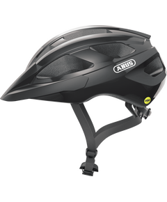 Шлем ABUS Macator MIPS (shiny black, чёрный), Цвет: черный, Размер: 58-62