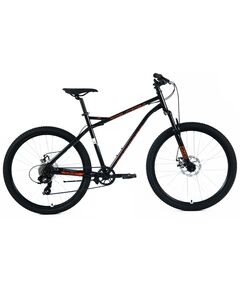Велосипед Forward Flash CX 26 (2025, черный/оранжевый), Цвет: черный, Размер рамы: 17"
