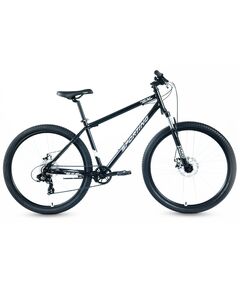 Велосипед Forward Sporting SX 27,5 (2025, черный/серебристый), Цвет: черный, Размер рамы: 19"