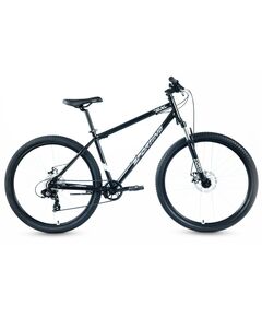 Велосипед Forward Sporting SX 29 (2025, черный/серебристый), Цвет: черный, Размер рамы: 19"