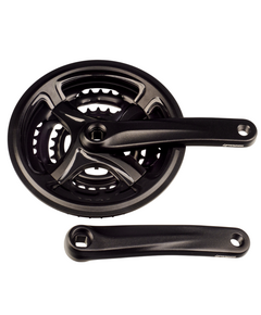 Комплект шатунов Prowheel TY-CM99 (28/38/48T, 170 мм), Цвет: черный, Количество зубьев: 48/38/28, Длина: 170, Тип крепления: квадрат