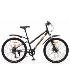 Велосипед Delta Crystal 27.5 (чёрный/золотистый), Цвет: черный, Размер рамы: 15"