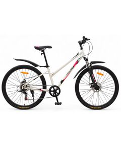 Велосипед Delta Crystal 27.5 (белый), Цвет: белый, Размер рамы: 17"