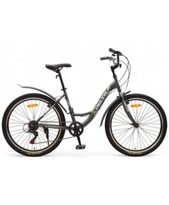 Велосипед Delta Butterfly 26 (серый), Цвет: серый, Размер рамы: 17"