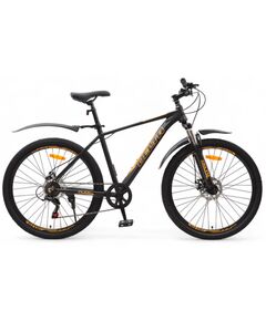 Велосипед Delta Flex 27.5 (черный/золотистый), Цвет: графитовый, Размер рамы: 19"