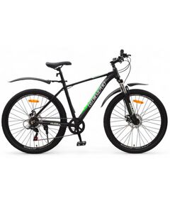 Велосипед Delta Flex 27.5 (черный/зеленый), Цвет: черный, Размер рамы: 19"