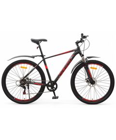 Велосипед Delta Vision 29 (черный/красный), Цвет: красный, Размер рамы: 20"