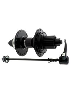 Втулка задняя Shimano MT401, 32 отв., 12ск. (M. Spline), Center Lock, QR:173 мм, OLD:135мм (черный)