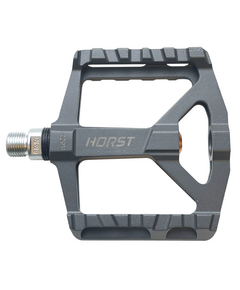 Педали велосипедные HORST H75 широкие 00-170870 (темно-серые), Цвет: серый