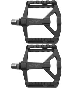 Педали велосипедные HORST H75 широкие 00-170863 (чёрный), Цвет: черный