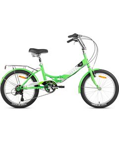 Велосипед SITIS POINT 7SP 20" (2025, Green-White-Black), Цвет: зелёный, Размер рамы: 10"